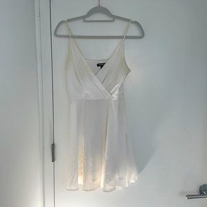 White Express Mini Dress